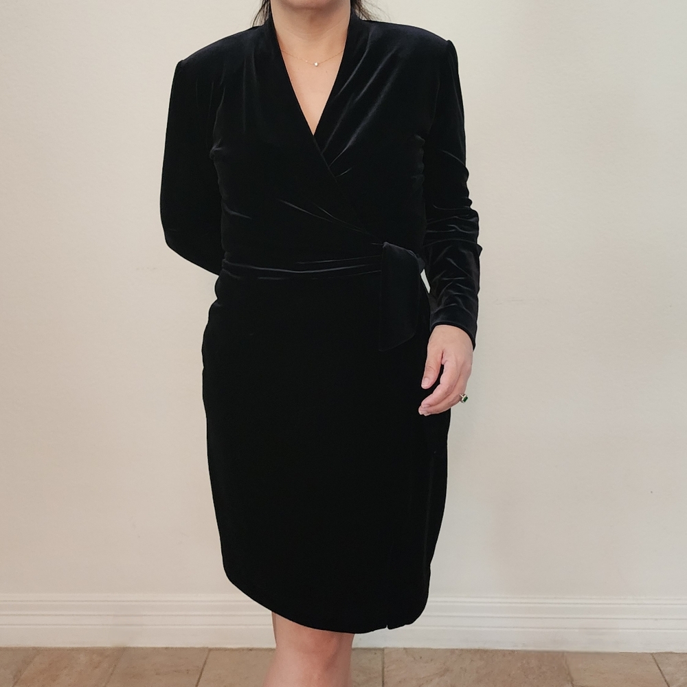Velvet Long Sleeve Dress